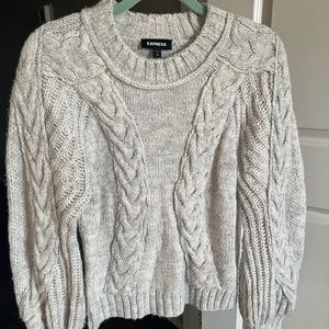 Express grey oversized sweater